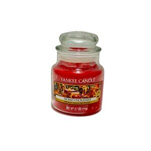Yankee Candle Home For The Holidays Small Jar 3.7 oz NEW Rare Retired